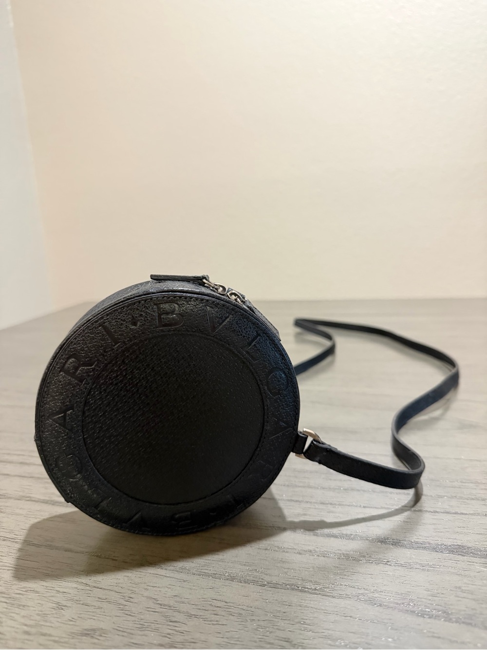 Bvlgari Black Round Crossbody Bag
